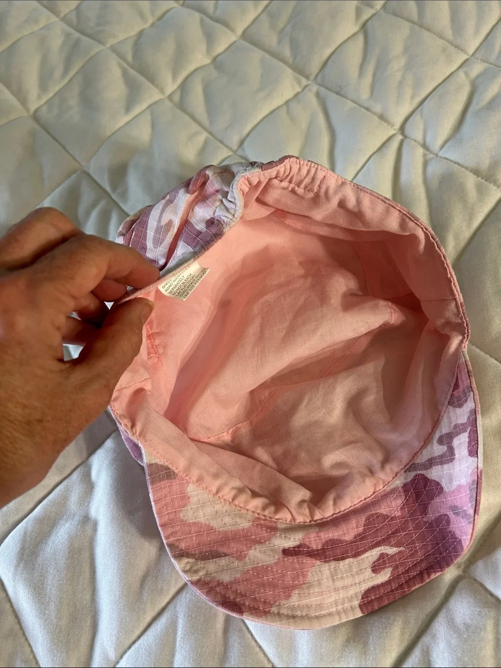 Pink Camo Girl’s Painters Cap